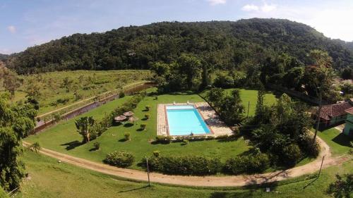 Ett flygfoto av Hotel Fazenda Sao Sebastiao