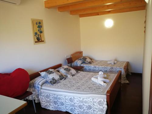 Postel nebo postele na pokoji v ubytování Apartamento rural Escarla 2-2
