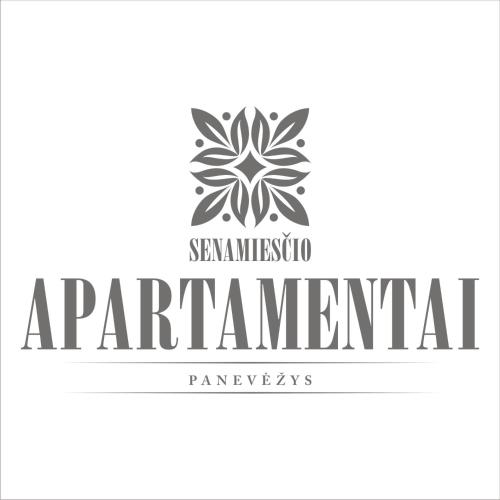 a logo for a restaurant with a snowflake at Senamiesčio APARTAMENTAI in Panevėžys