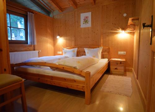 Postel nebo postele na pokoji v ubytování Chalet Astrid