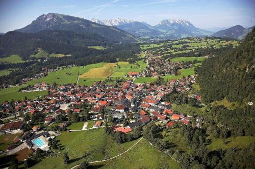 Pemandangan dari udara bagi Gästehaus Sankt Florian