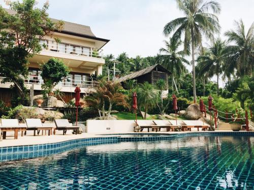 Πισίνα στο ή κοντά στο Koh Phangan Pavilions Serviced Apartments