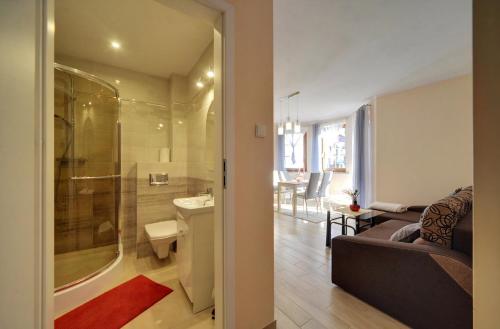 Kúpeľňa v ubytovaní Apartamenty "MILENA"
