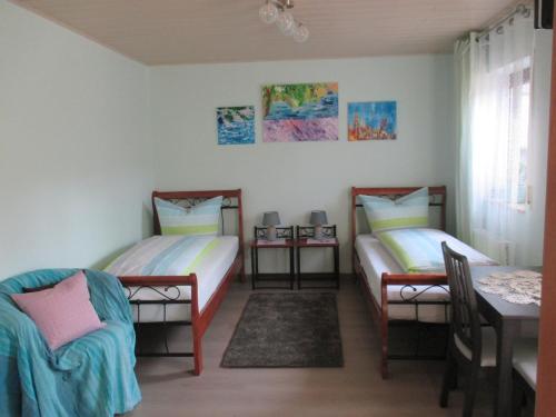 Ліжко або ліжка в номері Apartment in Behringersmühle