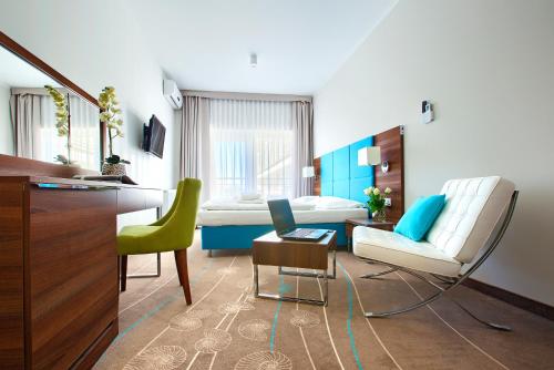 Posedenie v ubytovaní Apartamenty AmberHome