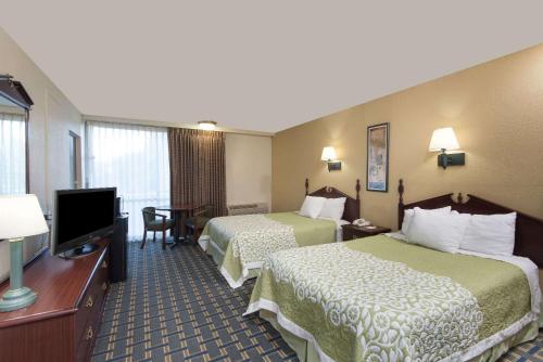 Postel nebo postele na pokoji v ubytování Vernon Motel