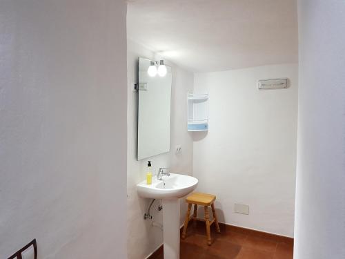 A bathroom at Cuevas De Barreto