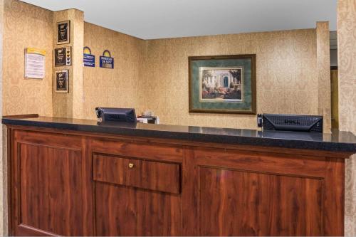 a reception desk in a waiting room at Days Inn by Wyndham Killeen Fort Hood in Killeen