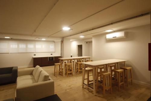 Posezení v ubytování Bilbao Metropolitan Hostel by Bossh! Hotels