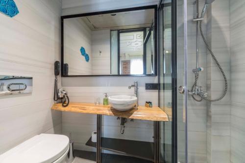 Koupelna v ubytování Taksim Avenue