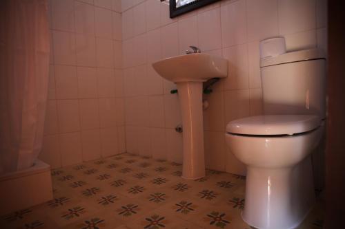 Koupelna v ubytování Eco-Hostal Tambo Verde