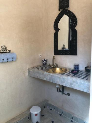 Koupelna v ubytování Riad Côté palmeraie