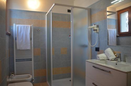 Koupelna v ubytování Affittacamere Porticciolo