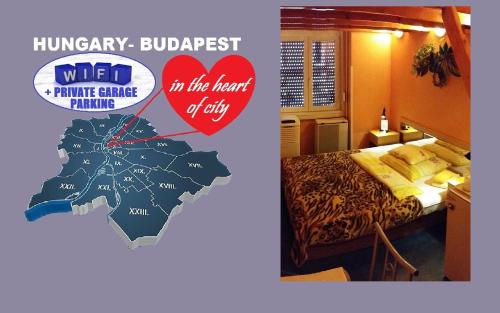 Guest room in the center of Budapest