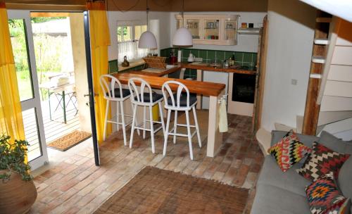 Dapur atau dapur kecil di Apartment Battin 44 Uckermark