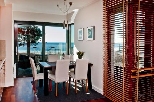 Χώρος καθιστικού στο BlueApart Apartamenty Jurata