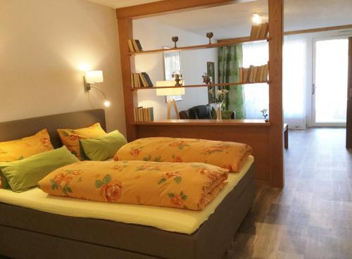 Un pat sau paturi într-o cameră la Annenhof