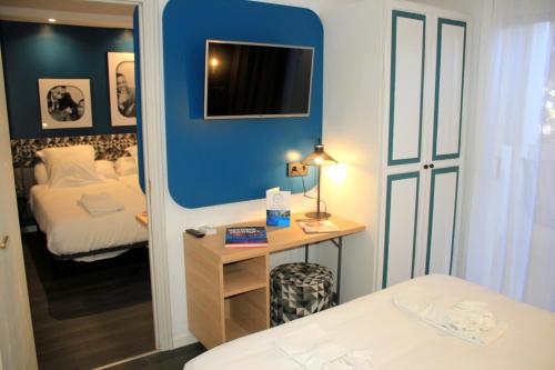Postel nebo postele na pokoji v ubytování La Concha Soul Boutique Hotel
