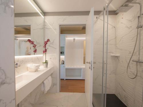 
A bathroom at Borgo Le Terrazze
