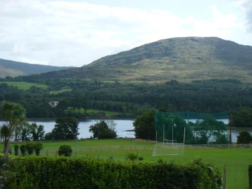 a view of a lake and a mountain at Ashfield B&B in Kenmare