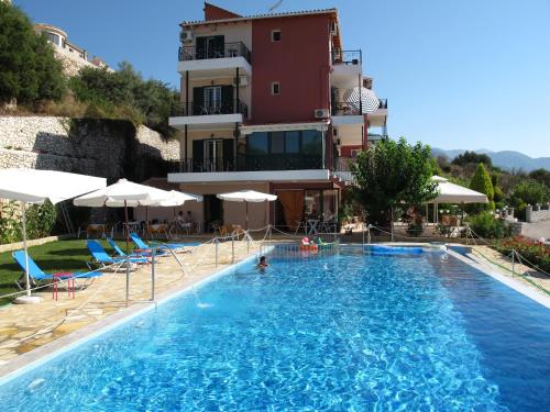 The swimming pool at or close to Katerina Lefkada