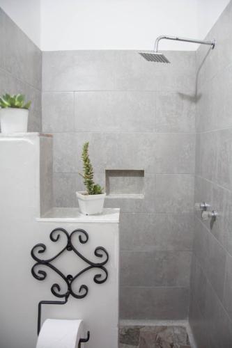 Koupelna v ubytování Hotel Saval Jerico