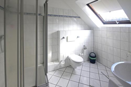 Koupelna v ubytování Hotel Busch-Atter