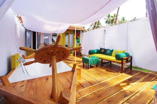 Posezení v ubytování Art Resort Goa