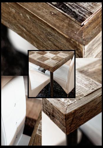 オンフルールにあるL'Atelier "les Apparts d'Agnès "の鏡付き木製テーブル