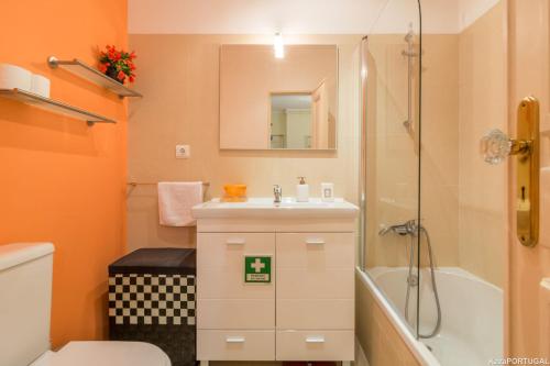 Koupelna v ubytování Casa Isabela