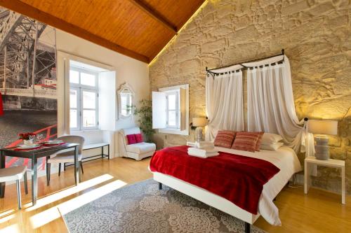 Llit o llits en una habitació de Ribeira Stay Apartments