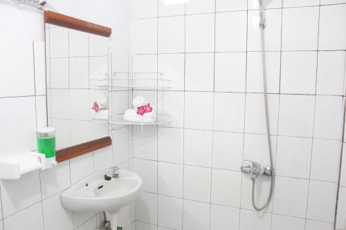 Koupelna v ubytování JS Guest House