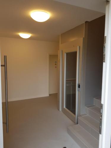 Kamar mandi di Ferienwohnung Haffblick