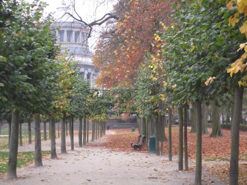 Zahrada ubytování B&B A Côté du Cinquantenaire