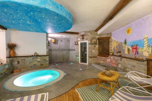 Koupelna v ubytování Agriturismo Giacomino