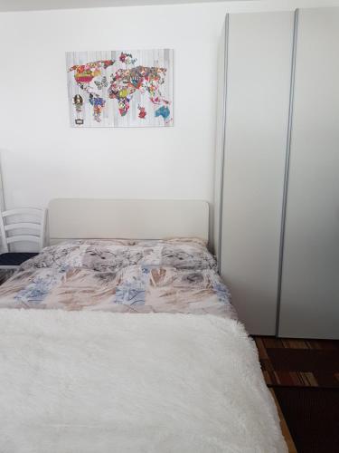 Postel nebo postele na pokoji v ubytování Nigritella
