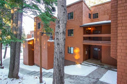 Bygningen som feriehuset ligger i