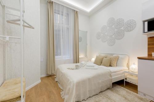 Voodi või voodid majutusasutuse Budapest Holidays Harmony toas