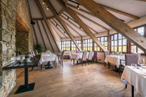 Restoran atau tempat lain untuk makan di Apartmány Vinice Salabka