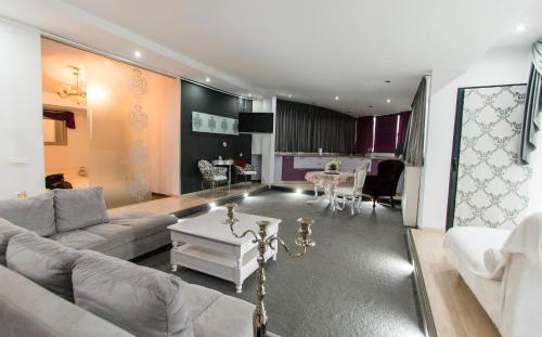 Posezení v ubytování Hotel Jolie Apartments