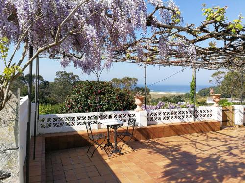 Balkón nebo terasa v ubytování La Entretenida