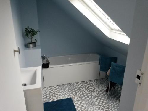 Ett badrum på Pause Messines Chez Anne-Marie