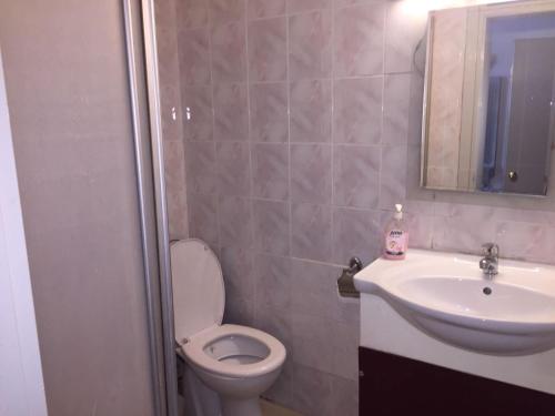 Koupelna v ubytování Sirin Hotel