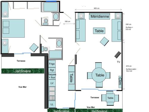 Κάτοψη του Luxurious sea view apartment