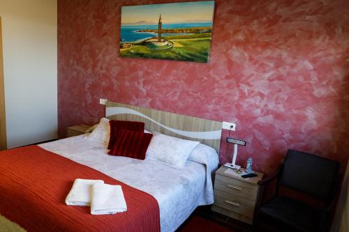 Cama o camas de una habitación en Muxia Mare