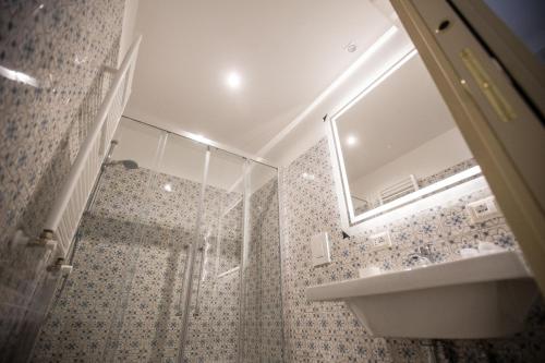 Koupelna v ubytování Hotel Grifo