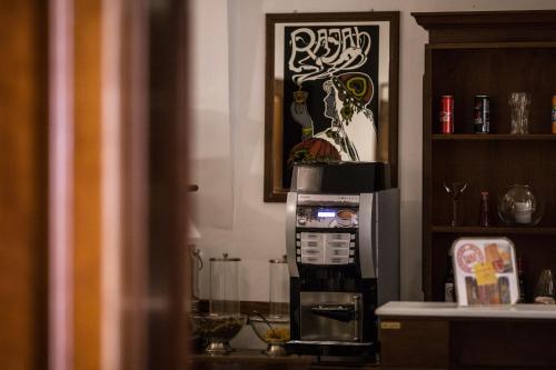 Kuchyň nebo kuchyňský kout v ubytování Hotel Grifo