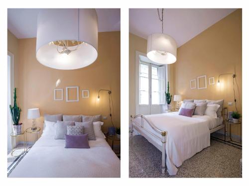 Postel nebo postele na pokoji v ubytování Starhost - CHEZ MAMIE