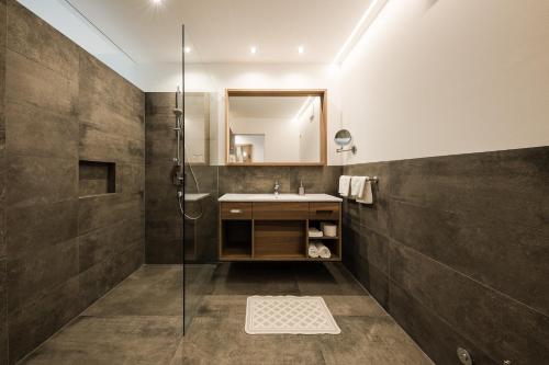 Salle de bains dans l'établissement Hotel Salgart