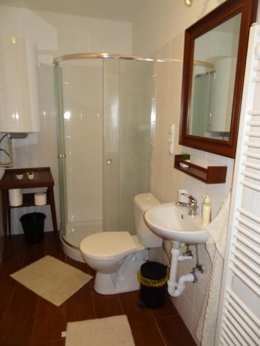 Kúpeľňa v ubytovaní Apartmán Lednická